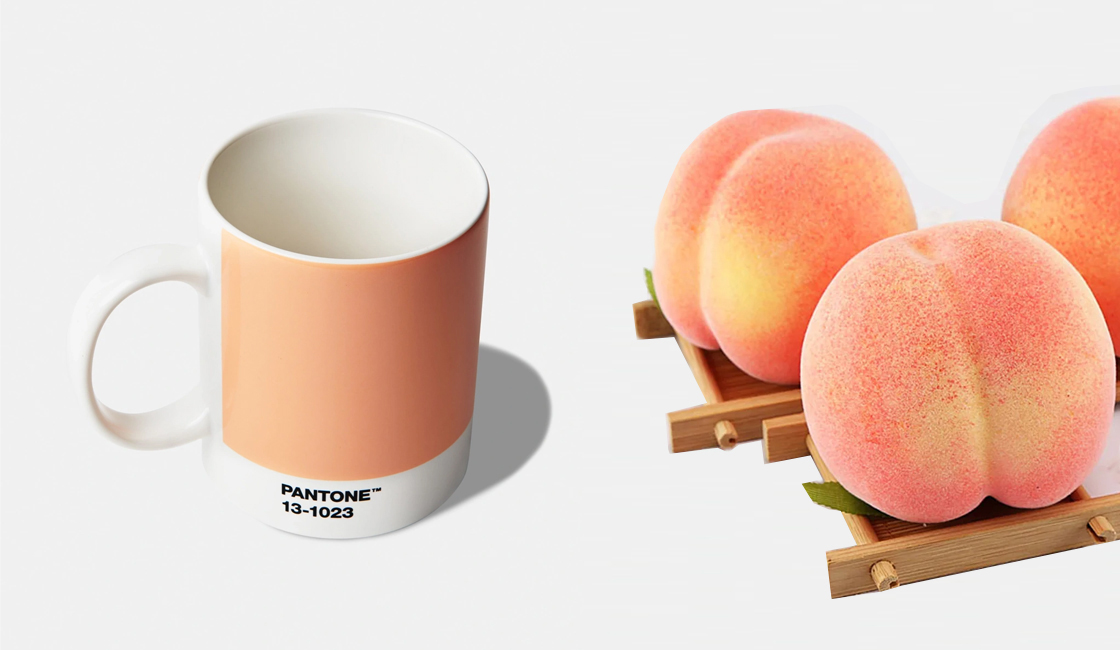  color of the year 2024 PANTONE 13-1023 Peach Fuzz