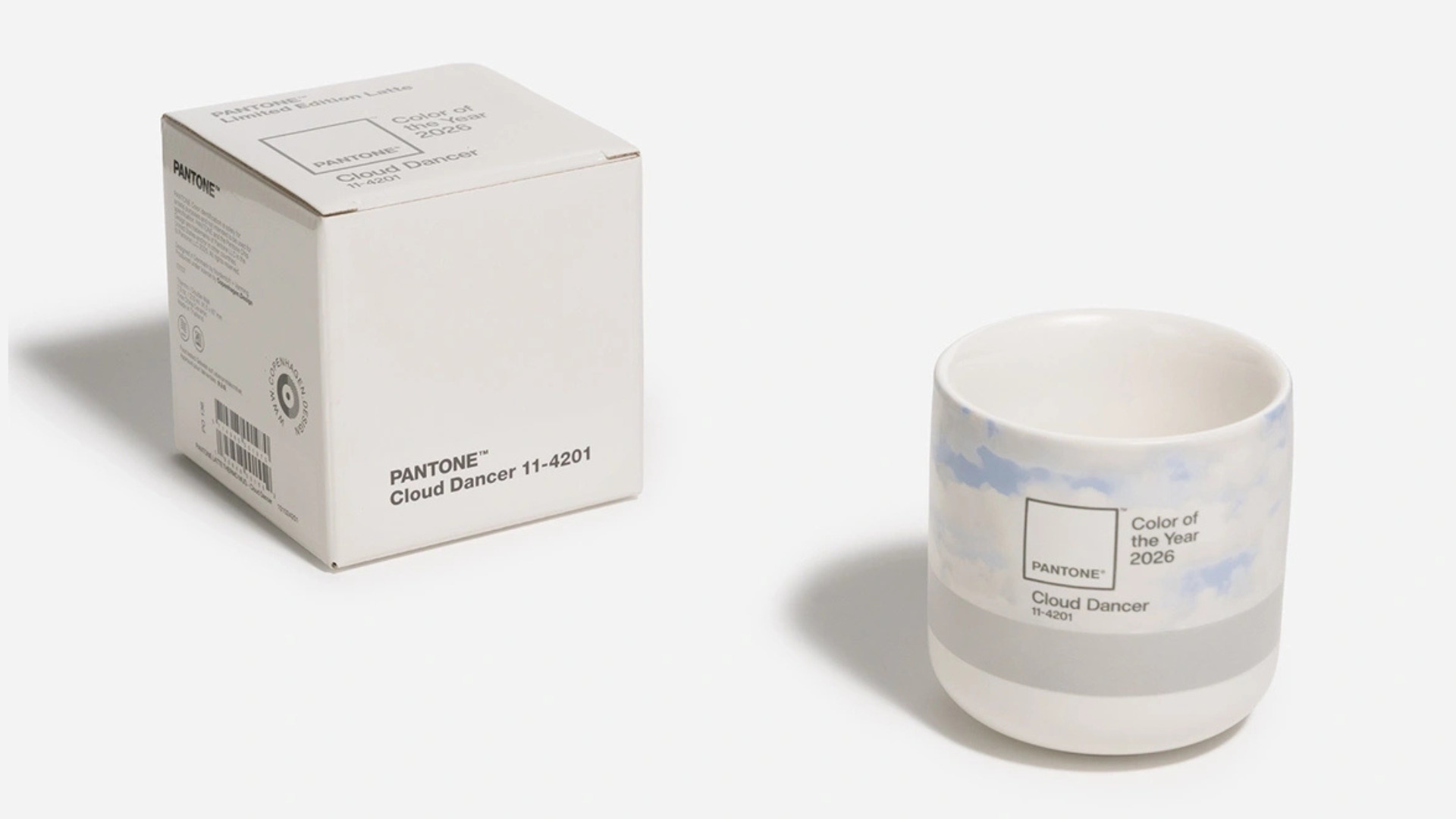 Pantone 2026 Cloud Dancer у дизайні 