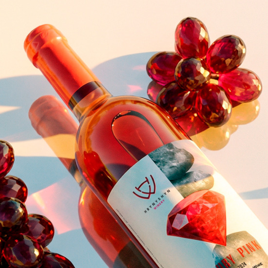 , Логотип та етикетки для вина ТМ HRYNYSHYN WINERY