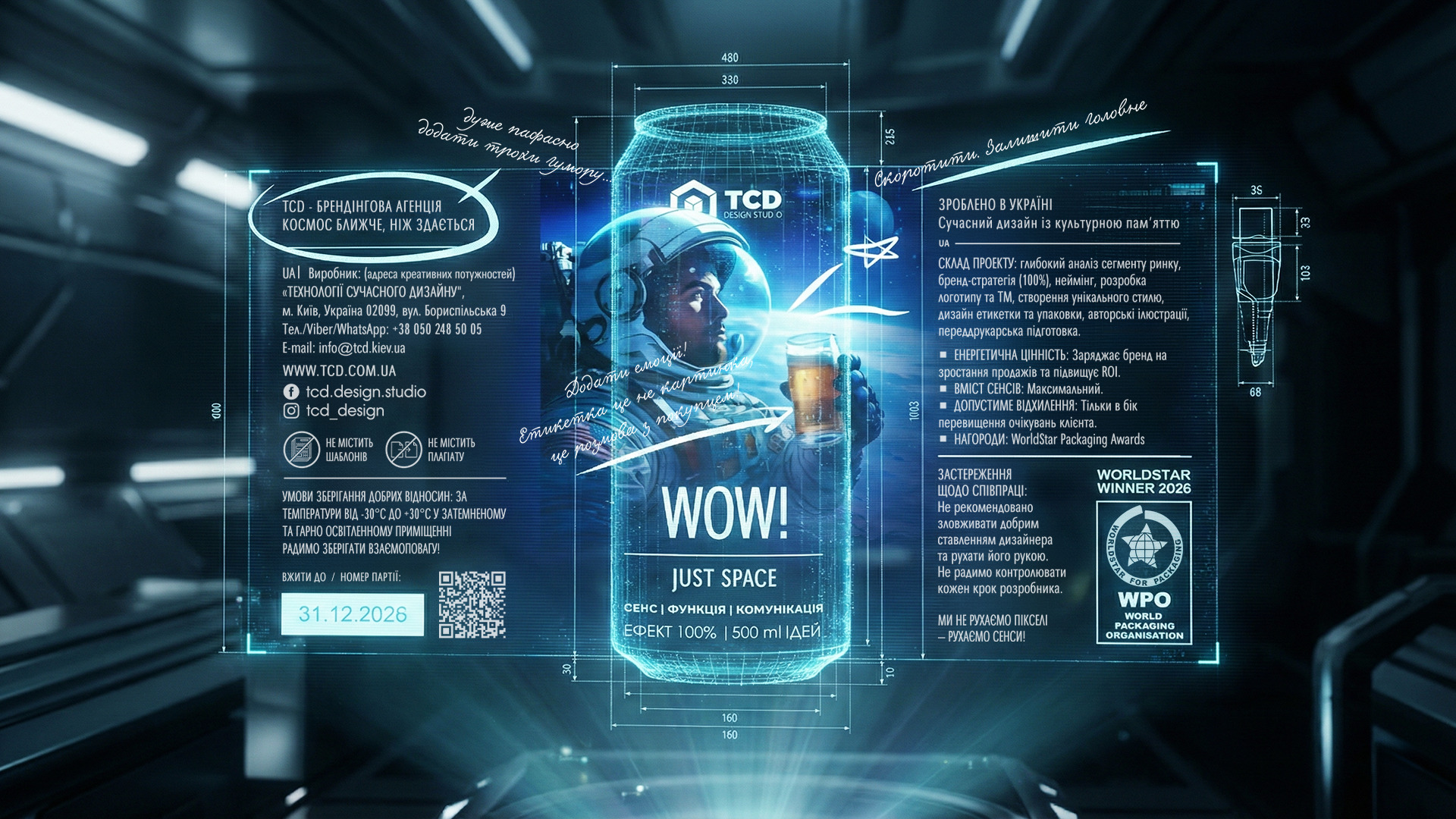 Дизайн, що виводить на нову орбіту TCD Design Studio